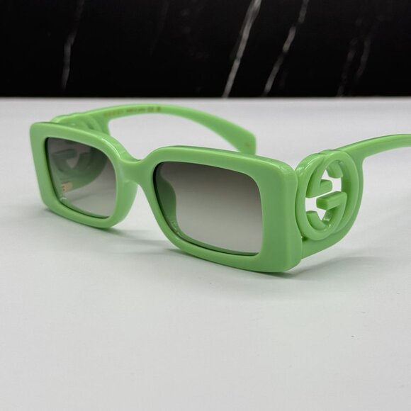 NEW GG1325S 004 GUCCI SUNGLASSES GREEN WOMEN EYEWEAR GUCCI - Picture 1 of 14